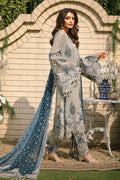 Raeesa Premium | Wajadan Wedding Formals | WD-5 Silver Grey - Designer Dress with Intricate embroidery and embellishments. Shop elegent wedding dress at Maria Faisal.