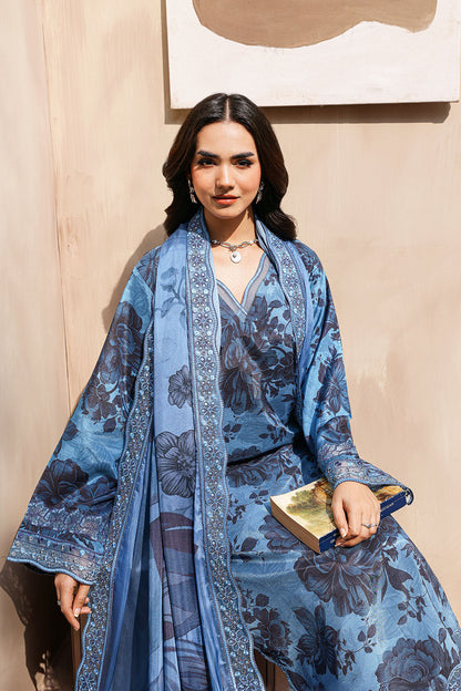 Ramsha | Naqsh Embroidered Rawsilk | RS-05 - Luxury Dress - available at Maria Faisal in UK and USA.