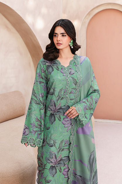 Ramsha | Naqsh Embroidered Rawsilk | RS-07 - Luxury Dress - available at Maria Faisal in UK and USA.