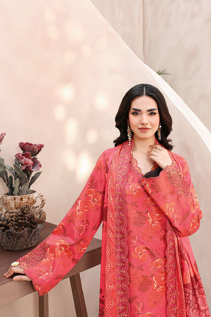Ramsha | Naqsh Embroidered Rawsilk | RS-06 - Luxury Dress - available at Maria Faisal in UK and USA.
