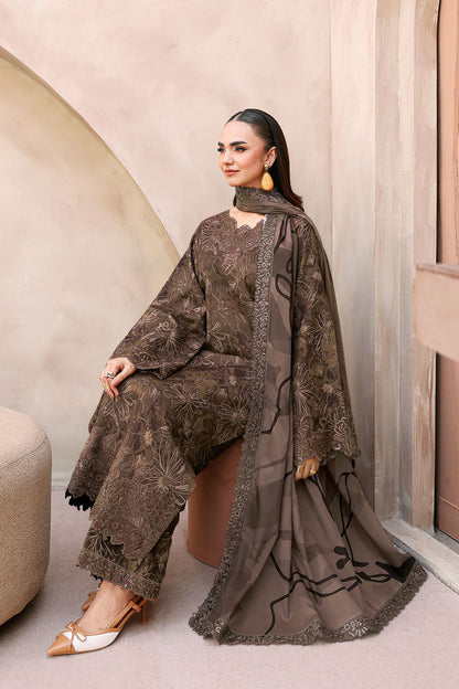 Ramsha | Naqsh Embroidered Rawsilk | RS-08 - Luxury Dress - available at Maria Faisal in UK and USA.