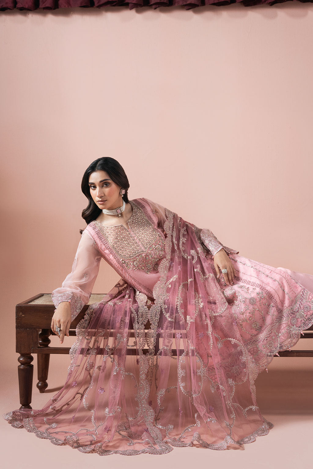 Ramsha | Rangeen Organza | PS-104 - Luxury Dress - available at Maria Faisal in UK and USA.