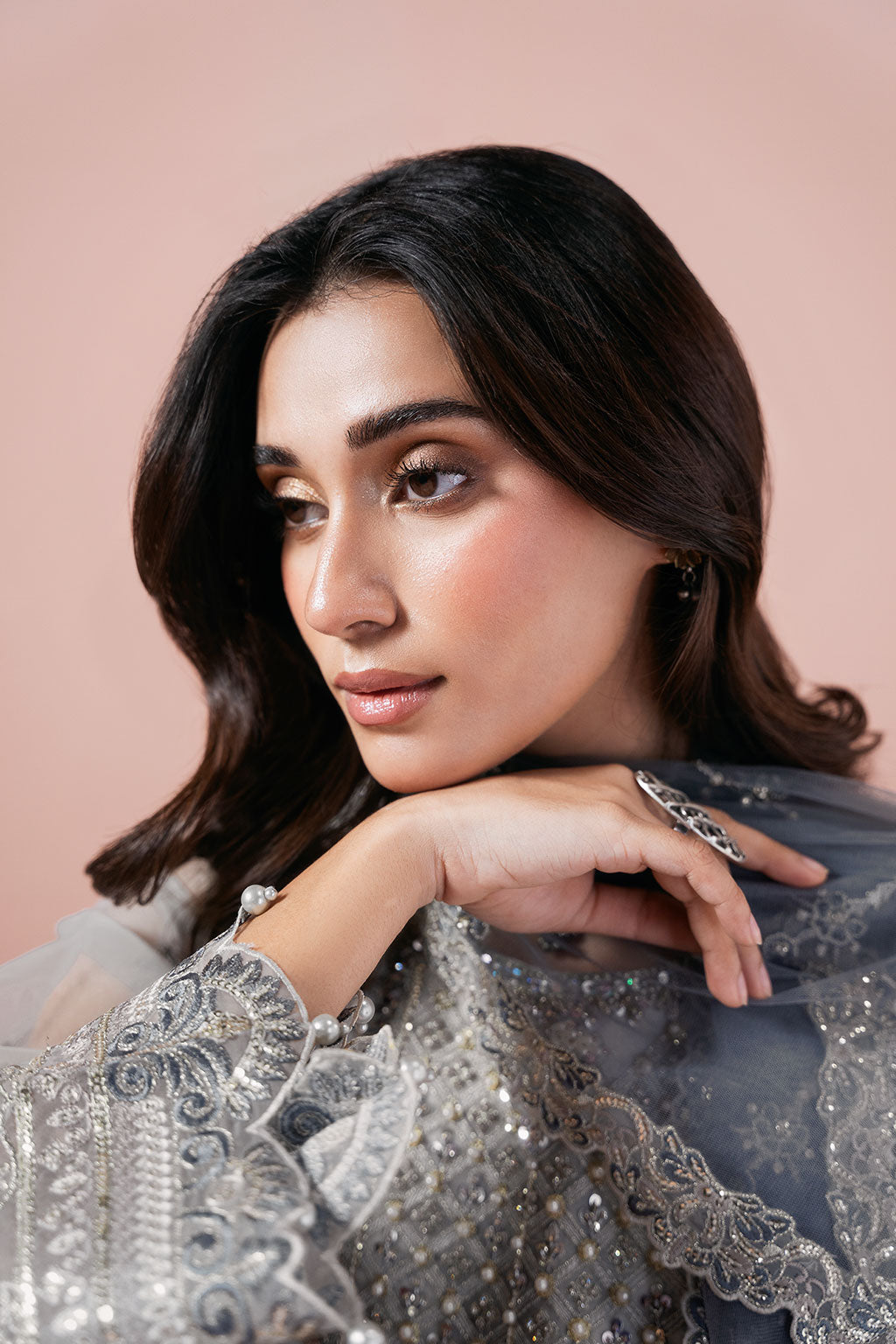 Ramsha | Rangeen Organza | PS-106 - Luxury Dress - available at Maria Faisal in UK and USA.