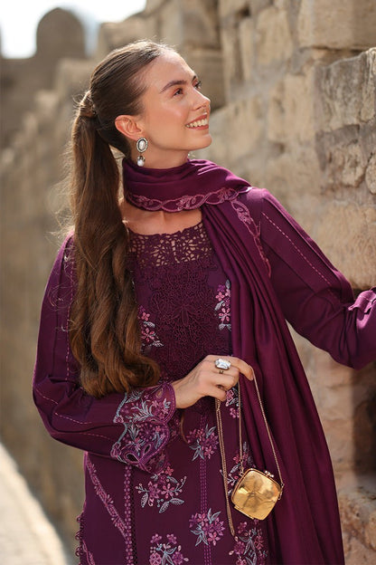 Rangrasiya | Carnation Luxury Shawl Edit | Affogato - Casual Wear - available at Maria Faisal in UK and USA