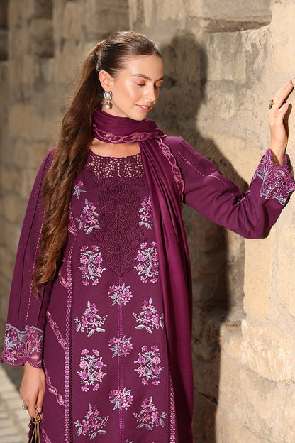 Rangrasiya | Carnation Luxury Shawl Edit | Affogato - Casual Wear - available at Maria Faisal in UK and USA