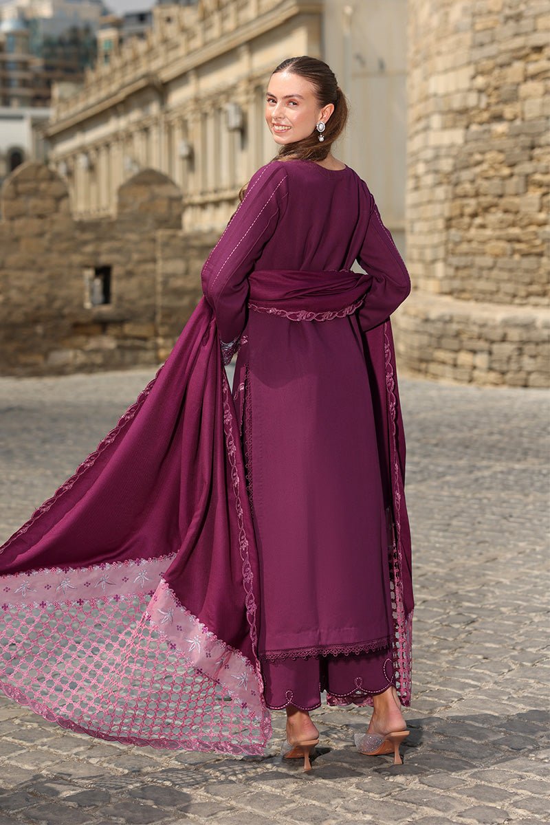 Rangrasiya | Carnation Luxury Shawl Edit | Affogato - Casual Wear - available at Maria Faisal in UK and USA