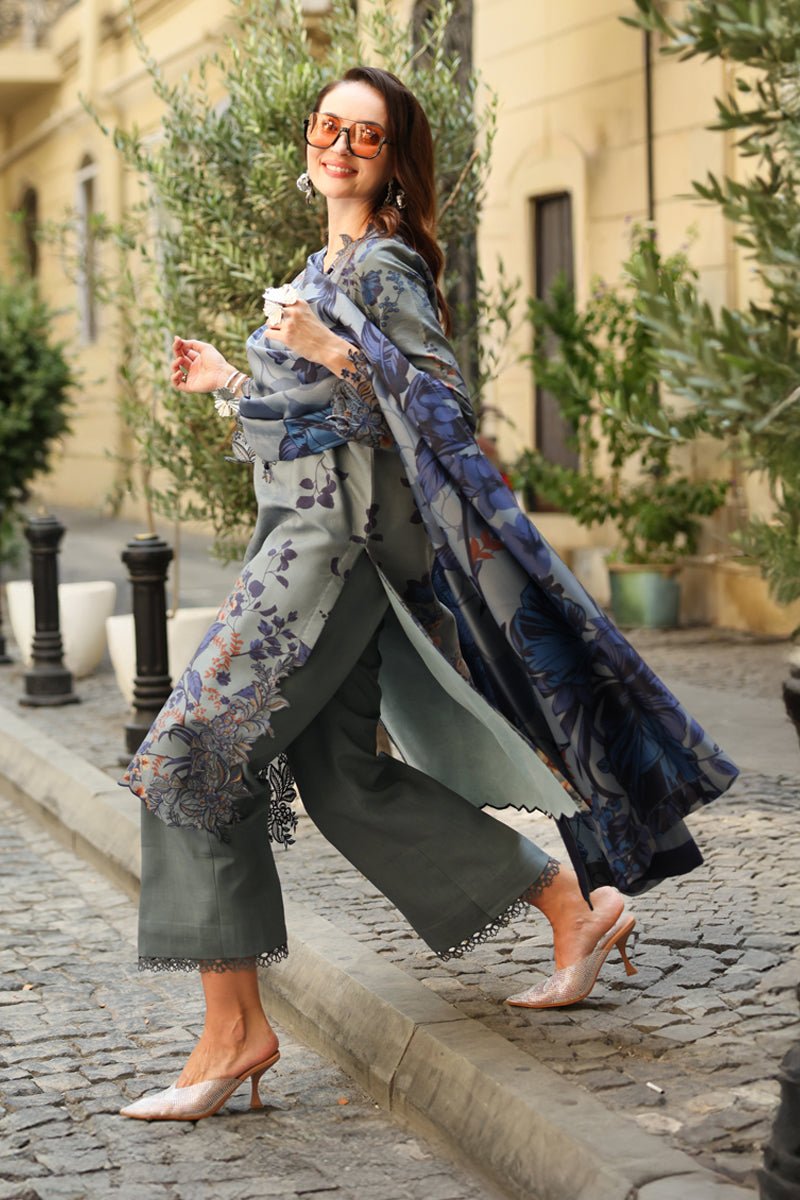 Rangrasiya | Lifestyle Winter Edit 25 | Audrey - Casual Dress - available at Maria Faisal in UK and USA.