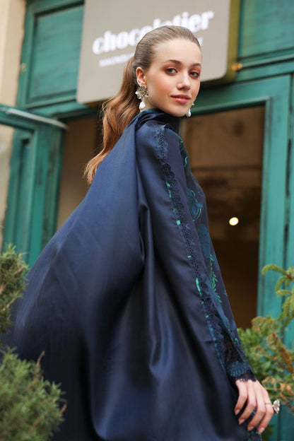 Rangrasiya | Lifestyle Winter Edit 25 | Midnight - Casual Dress - available at Maria Faisal in UK and USA.