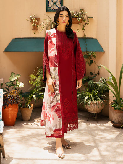 Izel | Dastak Luxury Lawn | REET - Ladies Clothes 