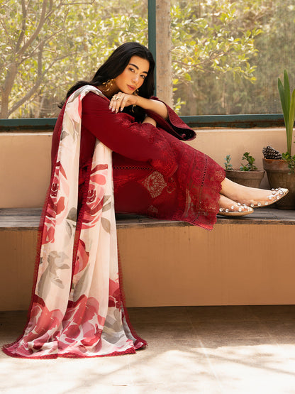 Izel | Dastak Luxury Lawn | REET - Ladies Clothes 