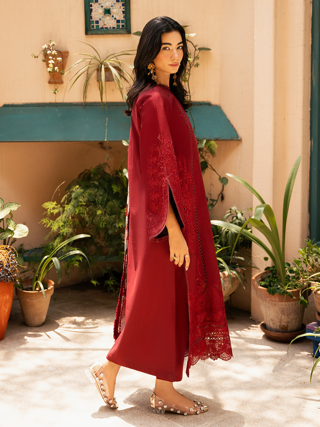 Izel | Dastak Luxury Lawn | REET - Ladies Clothes 