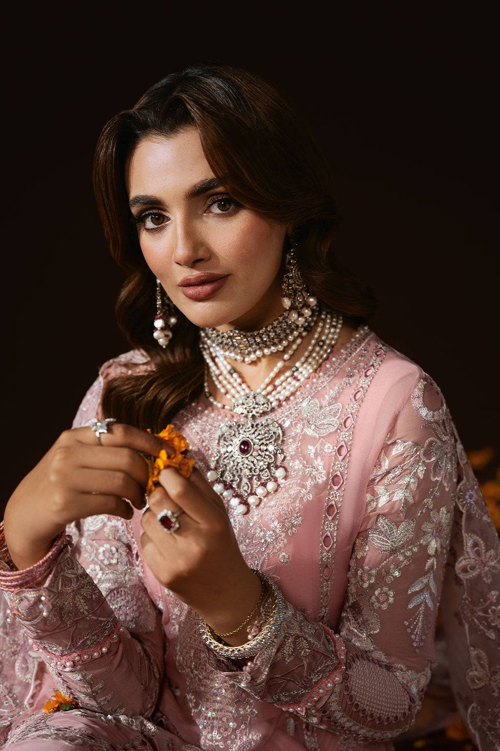 Ramsha | Dastak Luxury Chiffon Collection | Q-202 by Maria Faisal - Registered Vendor of : Ramsha - type : Ladies Clothes - 100% original wedding dresses