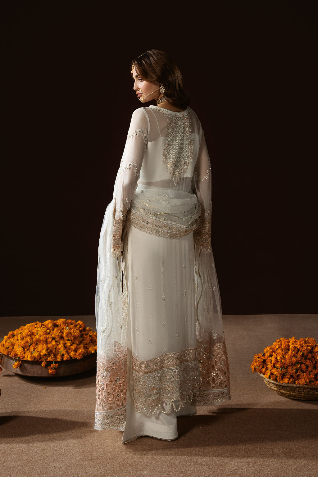 Ramsha | Dastak Luxury Chiffon Collection | Q-204 - Ladies Clothes - Maria Faisal