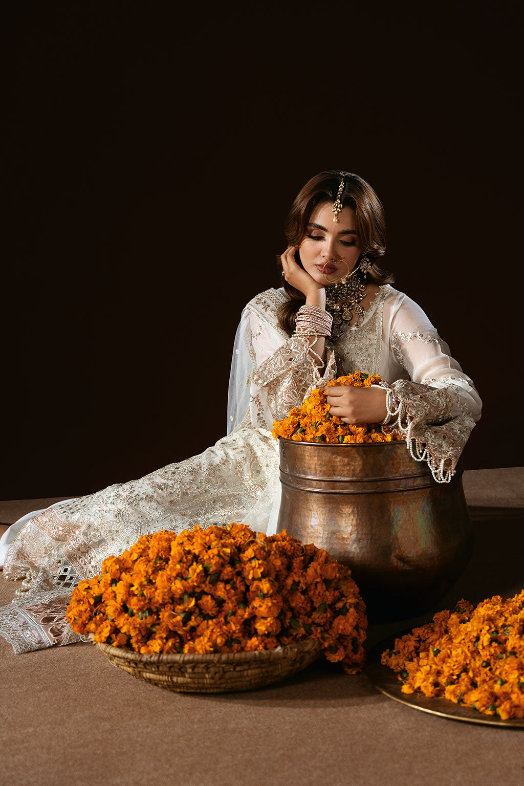 Ramsha | Dastak Luxury Chiffon Collection | Q-204 - Ladies Clothes - Maria Faisal