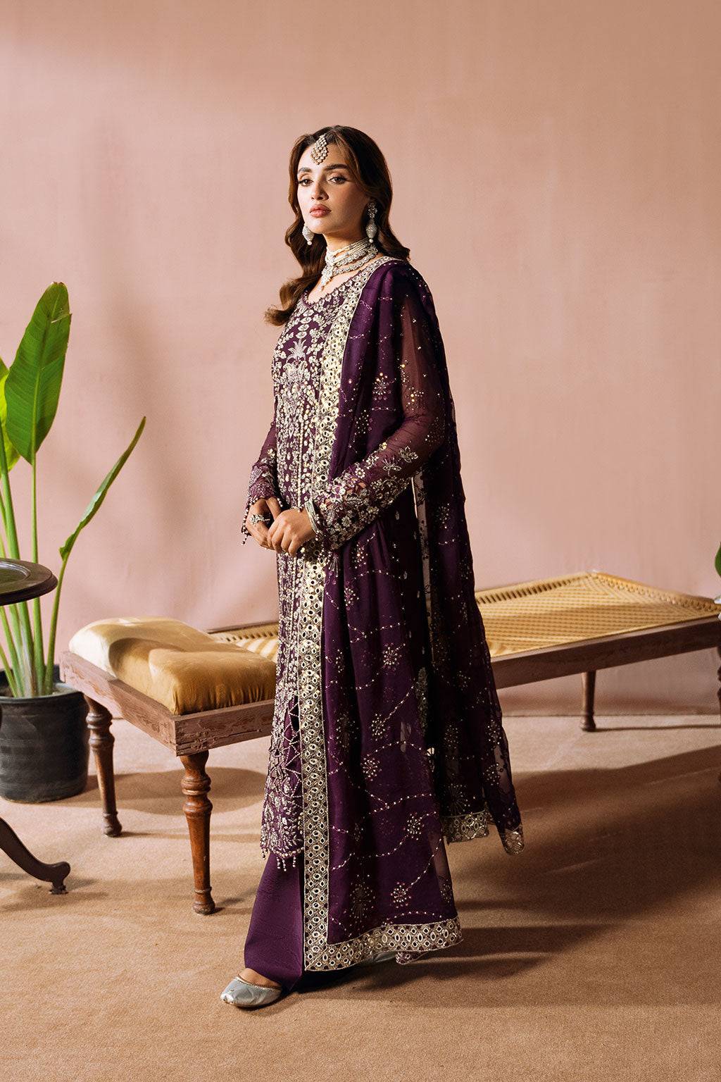 Ramsha | Dastak Luxury Chiffon Collection | Q-208 by Maria Faisal - Registered Vendor of : Ramsha - type : Ladies Clothes - 100% original wedding dresses