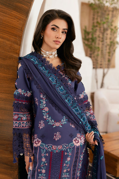 Ramsha | Ghazal Luxury Lawn | G-401 - Luxury Dress - available at Maria Faisal in UK and USA.
