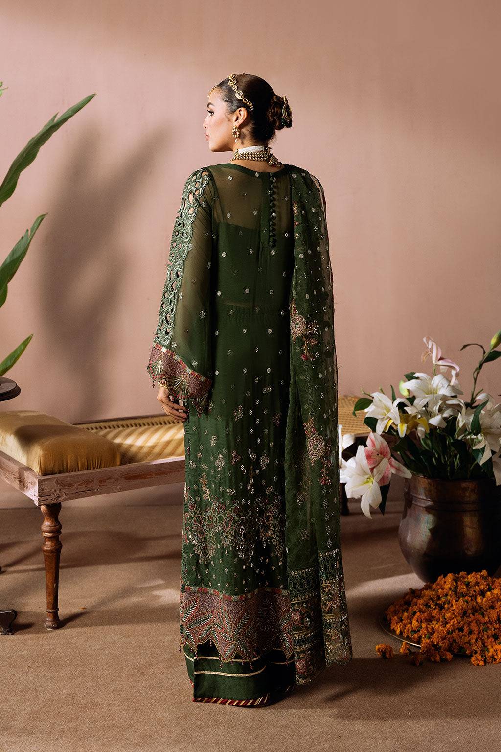 Ramsha | Dastak Luxury Chiffon Collection | Q-201 by Maria Faisal - Registered Vendor of : Ramsha - type : Ladies Clothes - 100% original wedding dresses