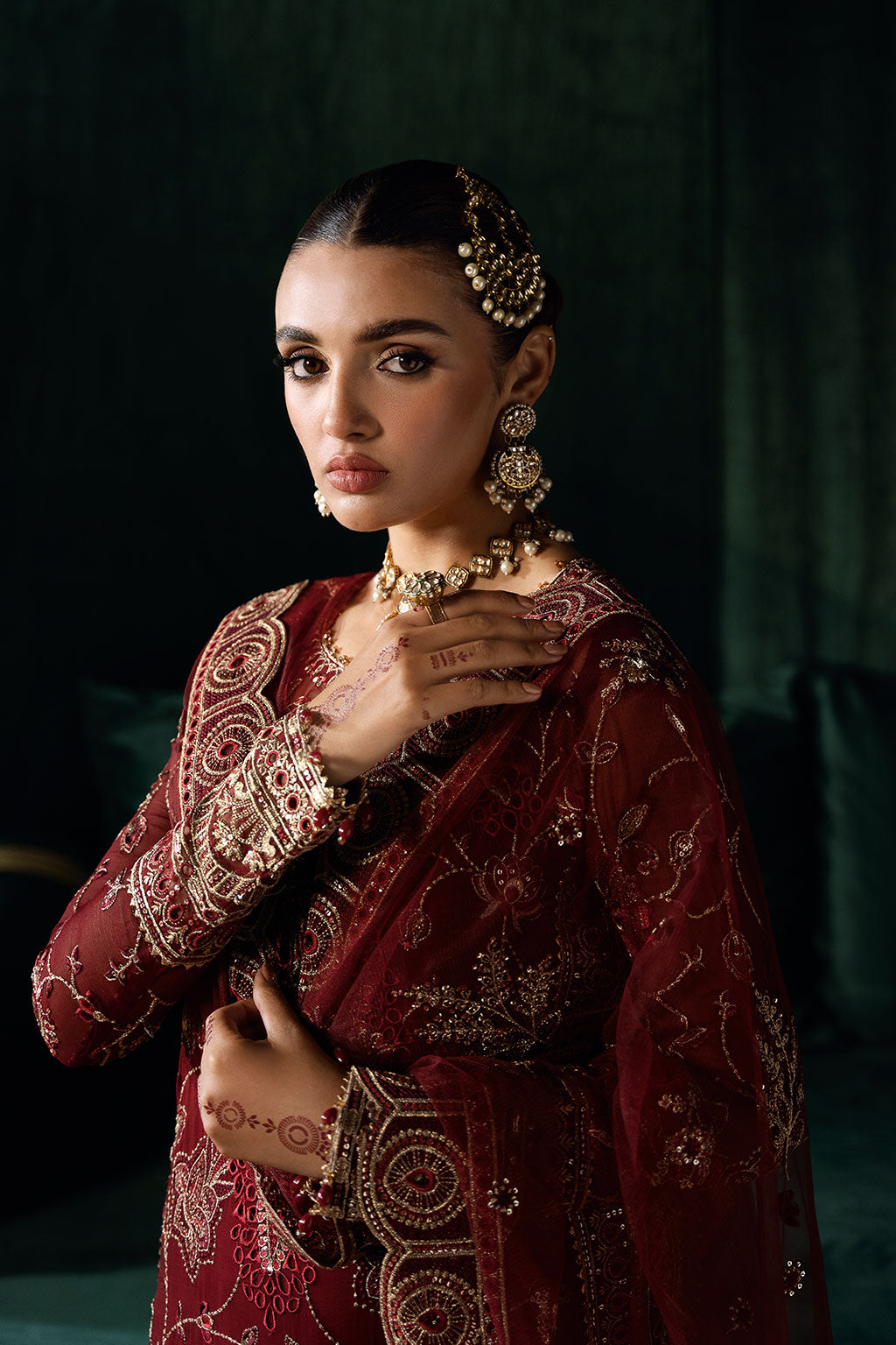 Ramsha | Dastak Luxury Chiffon Collection | Q-203 - Ladies Clothes - Maria Faisal
