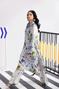 Afsanah | The Print Edit | SUMMER GLORY (extended shirt) AP-105 by Maria Faisal - Registered Vendor of : Afsanah - type : Ladies Clothes - 100% original wedding dresses