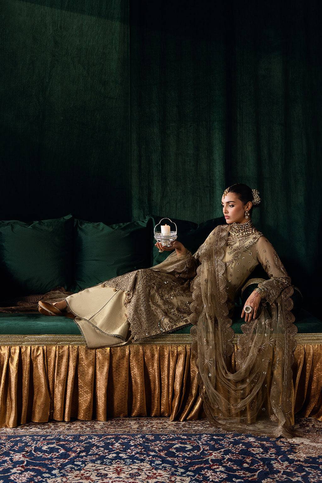 Ramsha | Dastak Luxury Chiffon Collection | Q-207 by Maria Faisal - Registered Vendor of : Ramsha - type : Ladies Clothes - 100% original wedding dresses