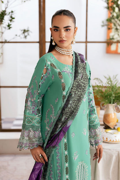 Ramsha | Ghazal Luxury Lawn | G-404 - Luxury Dress - available at Maria Faisal in UK and USA.