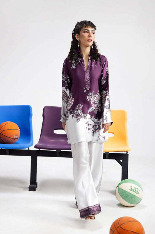 Afsanah | The Print Edit | PURPLE SAPPHIRE AP-114 by Maria Faisal - Registered Vendor of : Afsanah - type : Ladies Clothes - 100% original wedding dresses