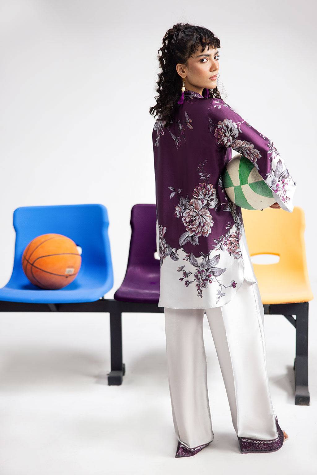 Afsanah | The Print Edit | PURPLE SAPPHIRE AP-114 by Maria Faisal - Registered Vendor of : Afsanah - type : Ladies Clothes - 100% original wedding dresses