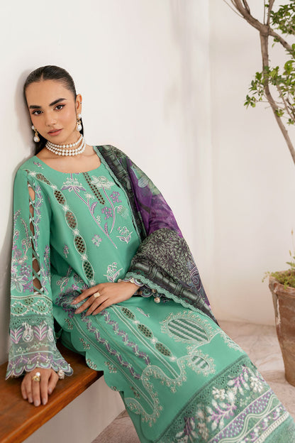 Ramsha | Ghazal Luxury Lawn | G-404 - Luxury Dress - available at Maria Faisal in UK and USA.