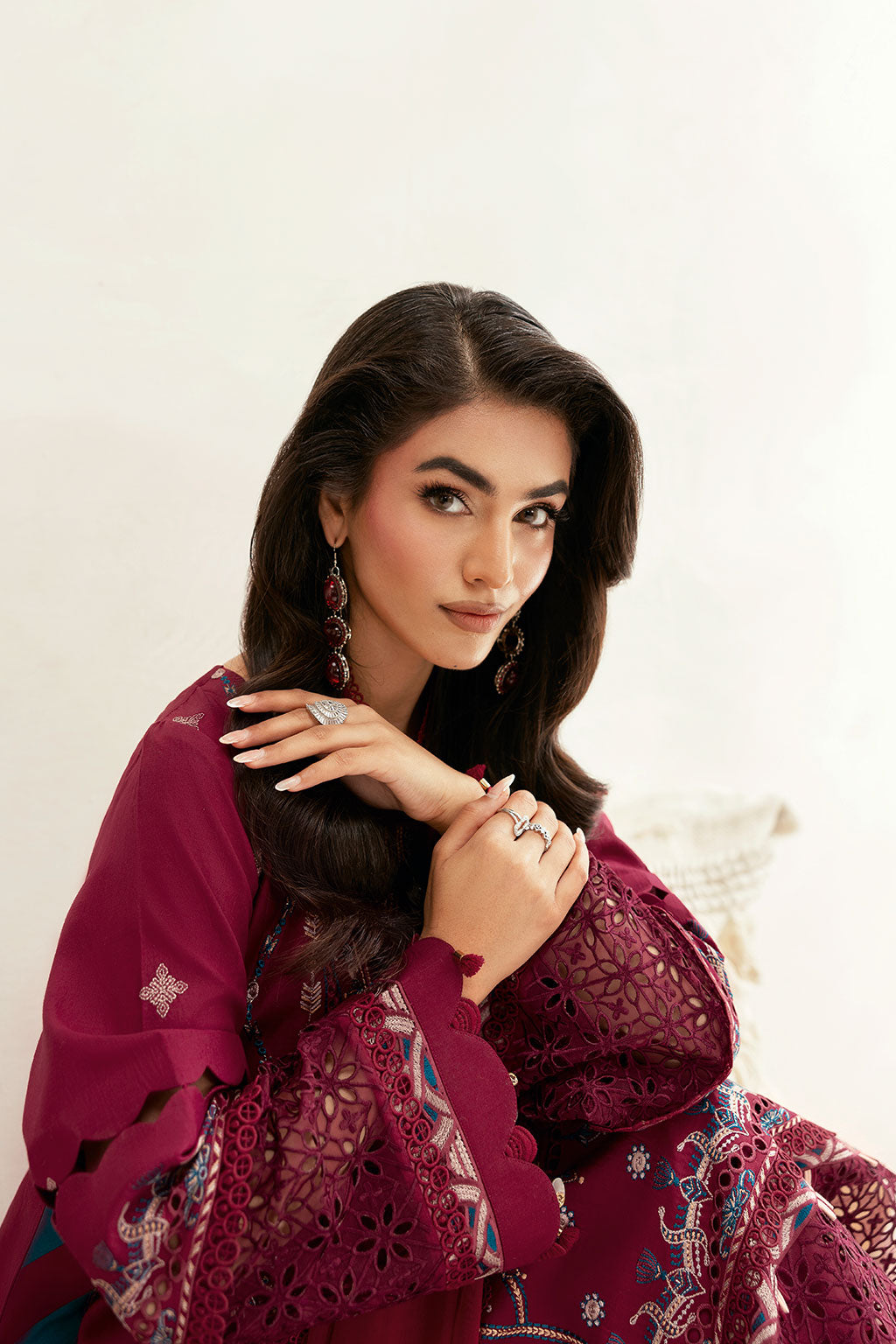 Ramsha | Ghazal Luxury Lawn | G-403 - Luxury Dress - available at Maria Faisal in UK and USA.