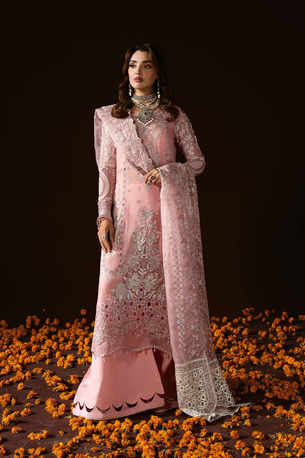 Ramsha | Dastak Luxury Chiffon Collection | Q-202 by Maria Faisal - Registered Vendor of : Ramsha - type : Ladies Clothes - 100% original wedding dresses