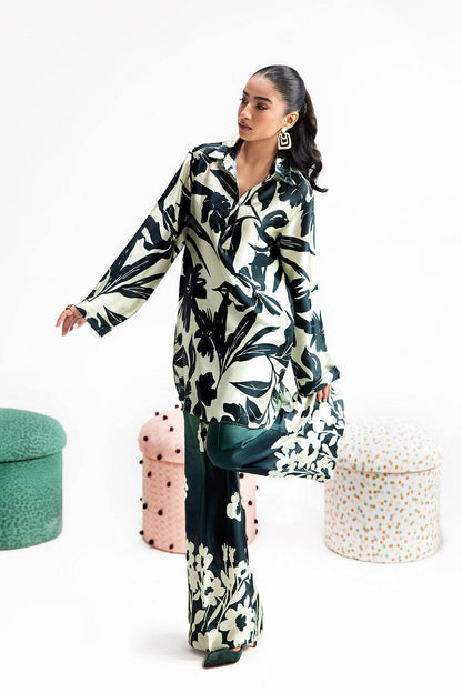 Afsanah | The Print Edit | GREEN SPARKLE AP-106 by Maria Faisal - Registered Vendor of : Afsanah - type : Ladies Clothes - 100% original wedding dresses