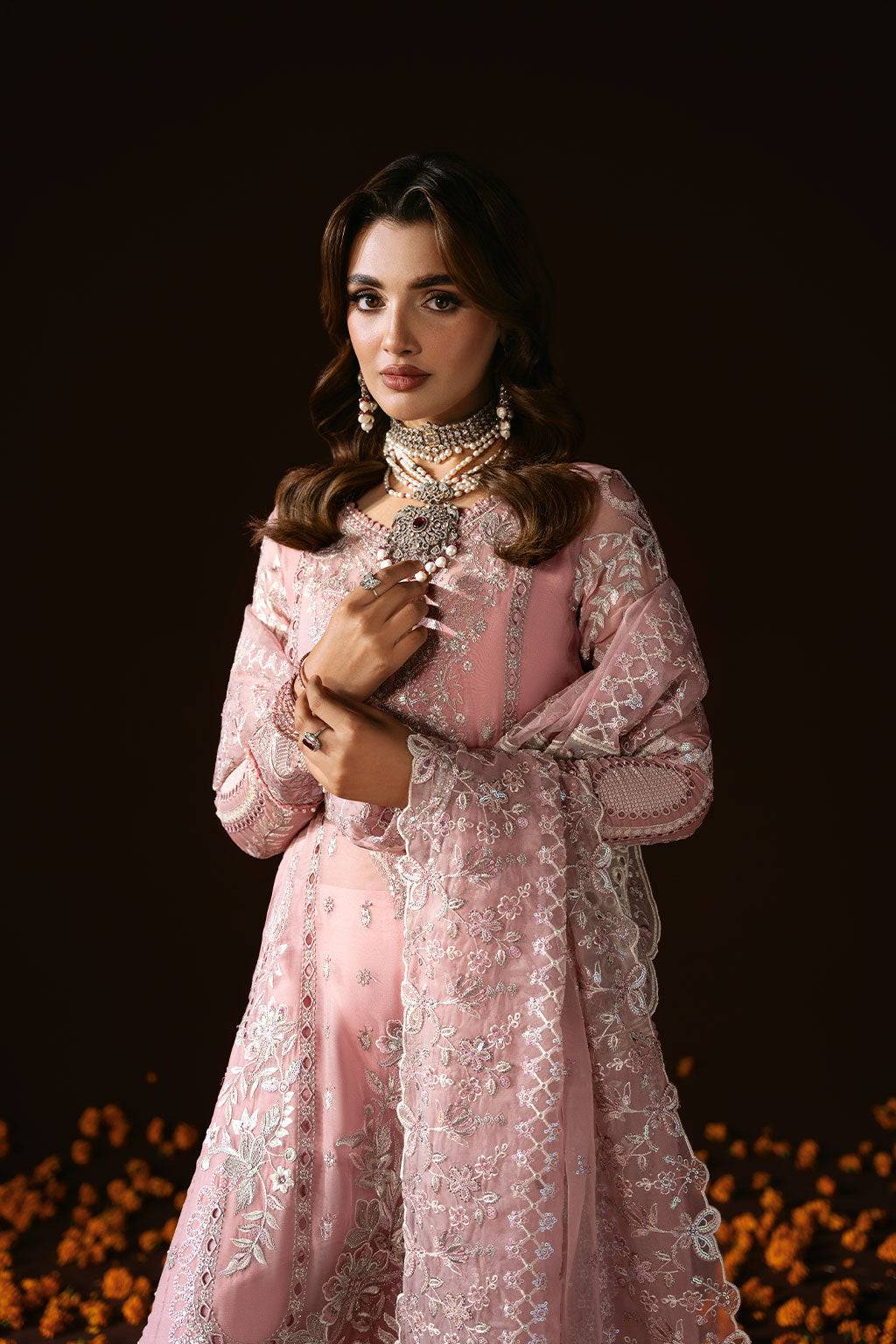 Ramsha | Dastak Luxury Chiffon Collection | Q-202 by Maria Faisal - Registered Vendor of : Ramsha - type : Ladies Clothes - 100% original wedding dresses