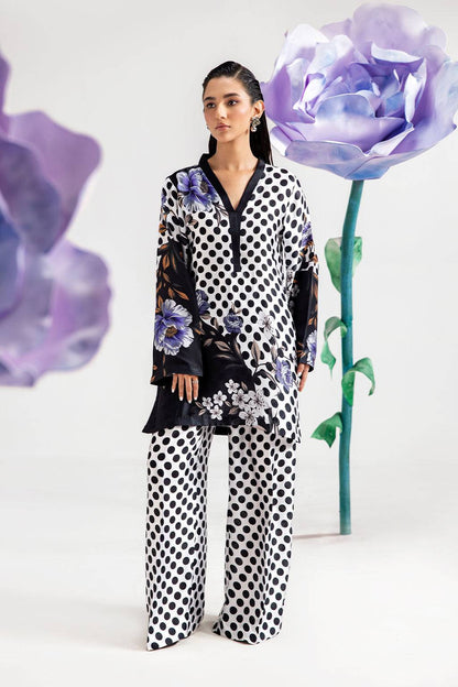 Afsanah | The Print Edit | DARK POLKA AP-110 by Maria Faisal - Registered Vendor of : Afsanah - type : Ladies Clothes - 100% original wedding dresses
