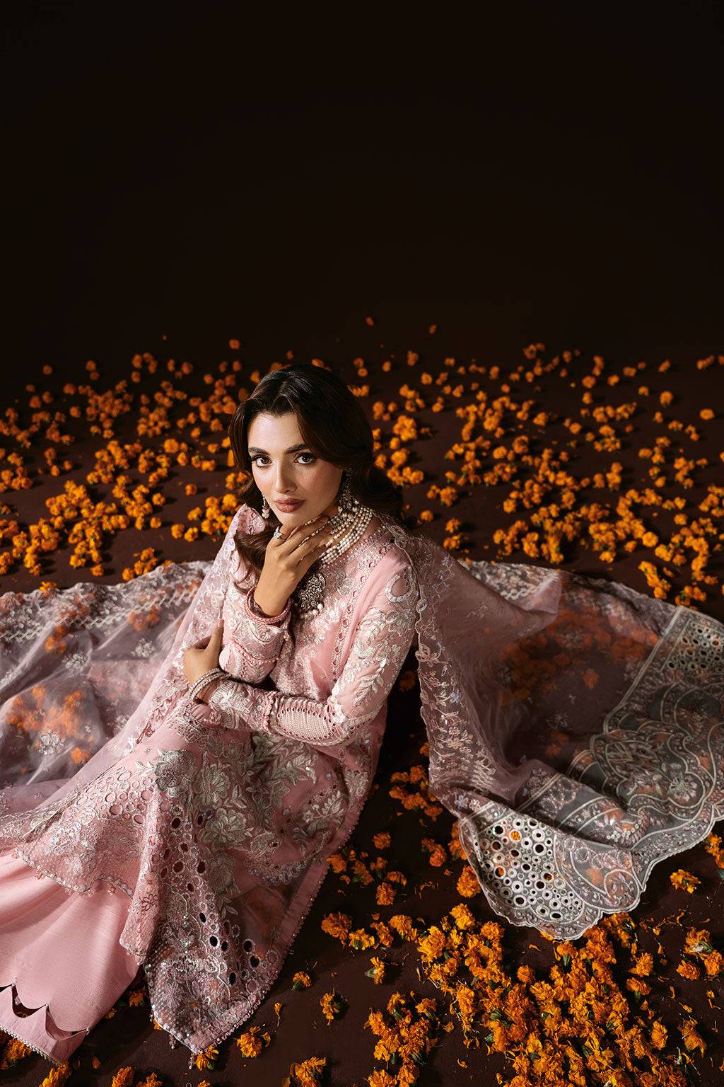 Ramsha | Dastak Luxury Chiffon Collection | Q-202 by Maria Faisal - Registered Vendor of : Ramsha - type : Ladies Clothes - 100% original wedding dresses