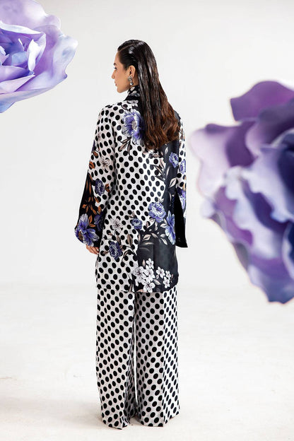 Afsanah | The Print Edit | DARK POLKA AP-110 by Maria Faisal - Registered Vendor of : Afsanah - type : Ladies Clothes - 100% original wedding dresses