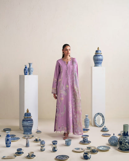 Neeshay | Whispers of Summer Luxury Lawn | EVIE - Luxury Dress - available at Maria Faisal in UK and USA.