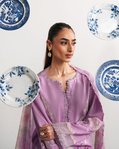 Neeshay | Whispers of Summer Luxury Lawn | EVIE - Luxury Dress - available at Maria Faisal in UK and USA.