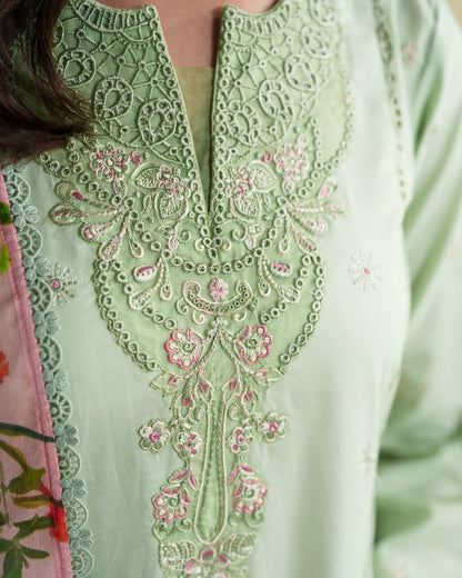 Neeshay | Whispers of Summer Luxury Lawn | INEZ - Luxury Dress - available at Maria Faisal in UK and USA.