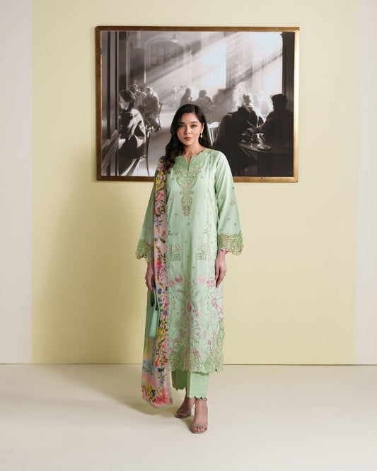 Neeshay | Whispers of Summer Luxury Lawn | INEZ - Luxury Dress - available at Maria Faisal in UK and USA.