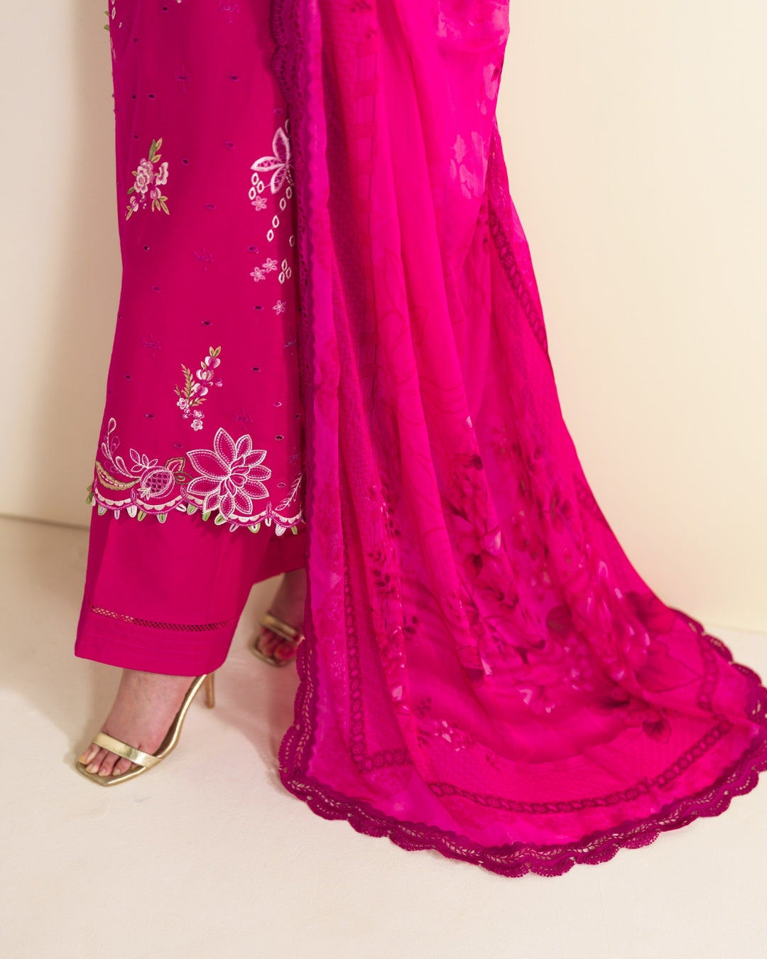 Neeshay | Whispers of Summer Luxury Lawn | CECILY - Luxury Dress - available at Maria Faisal in UK and USA.