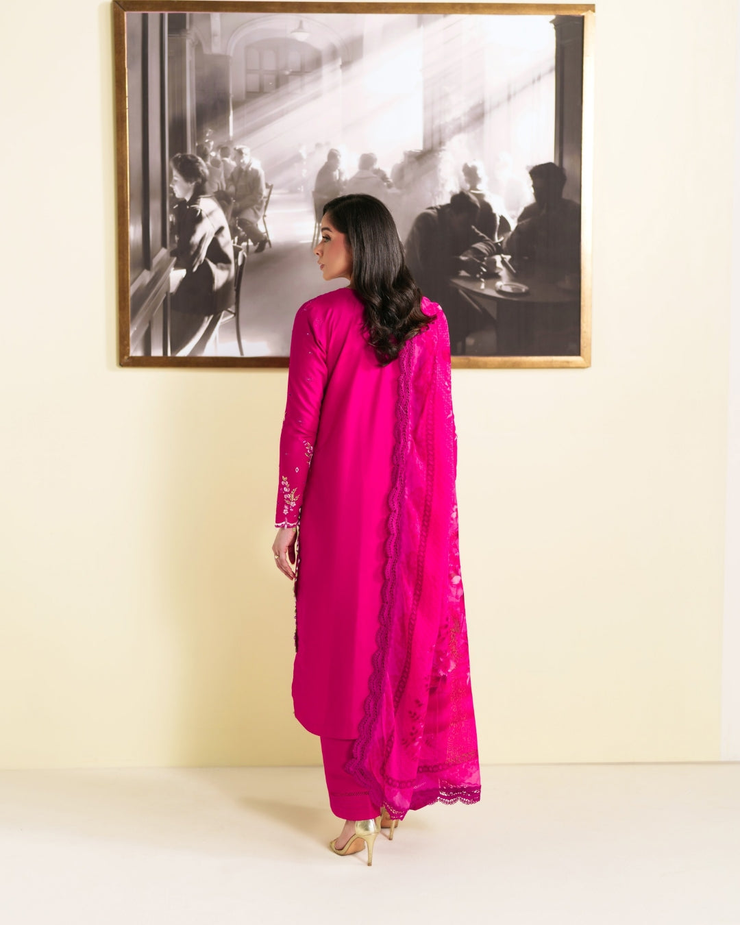 Neeshay | Whispers of Summer Luxury Lawn | CECILY - Luxury Dress - available at Maria Faisal in UK and USA.