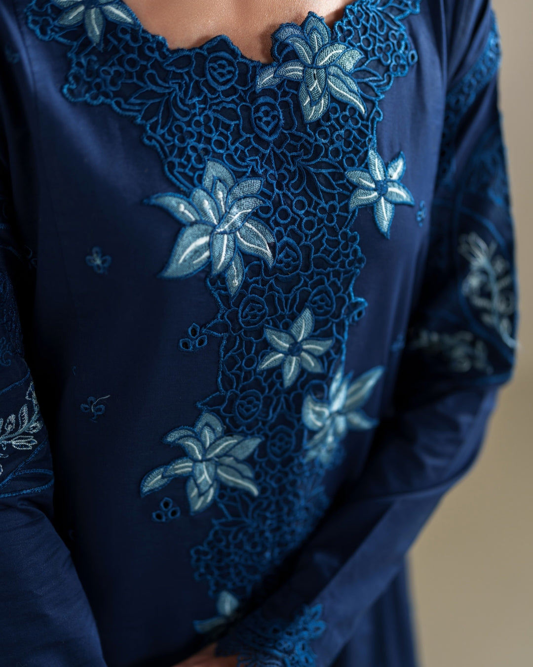 Neeshay | Whispers of Summer Luxury Lawn | LAYLA - Luxury Dress - available at Maria Faisal in UK and USA.