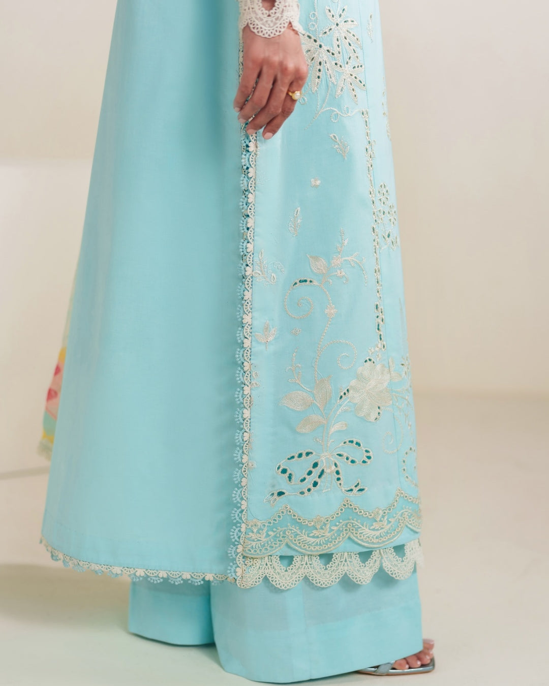 Neeshay | Whispers of Summer Luxury Lawn | SYLVIA - Luxury Dress - available at Maria Faisal in UK and USA.