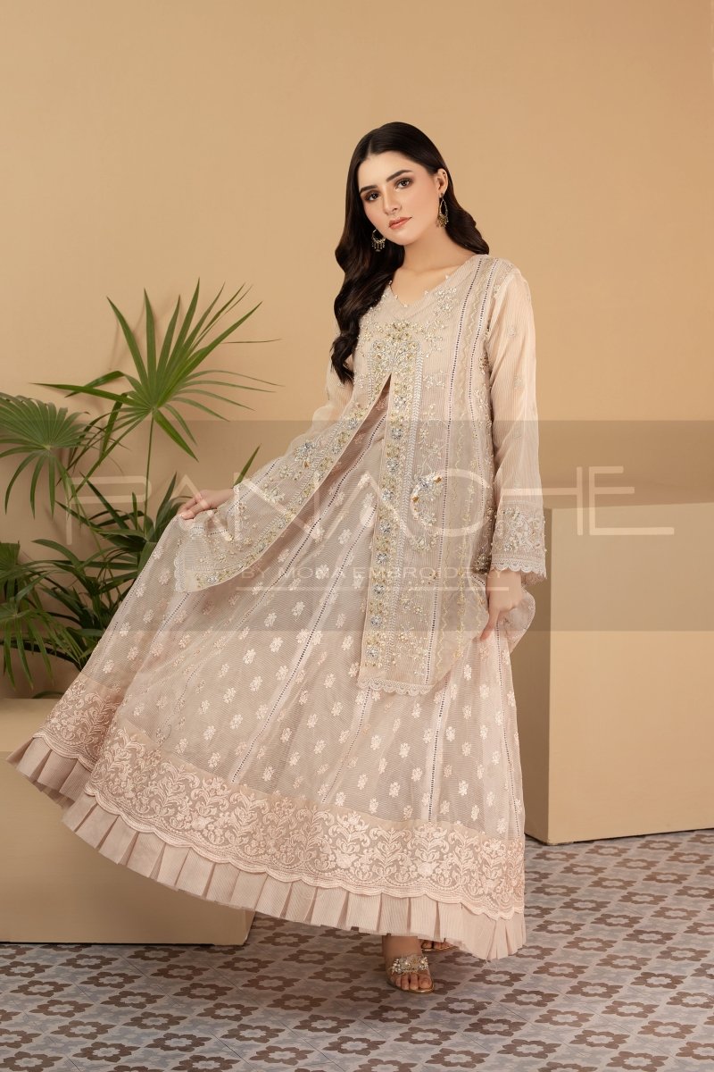 Panache | Pret | Ritzy Rosette by Maria Faisal - Registered Vendor of : Panache By Mona - type : Ladies Clothes - 100% original wedding dresses