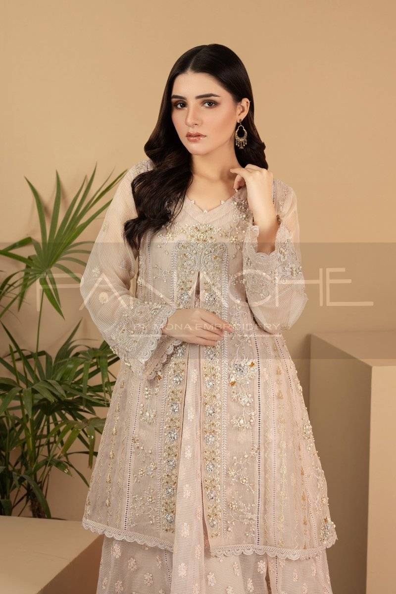 Panache | Pret | Ritzy Rosette by Maria Faisal - Registered Vendor of : Panache By Mona - type : Ladies Clothes - 100% original wedding dresses