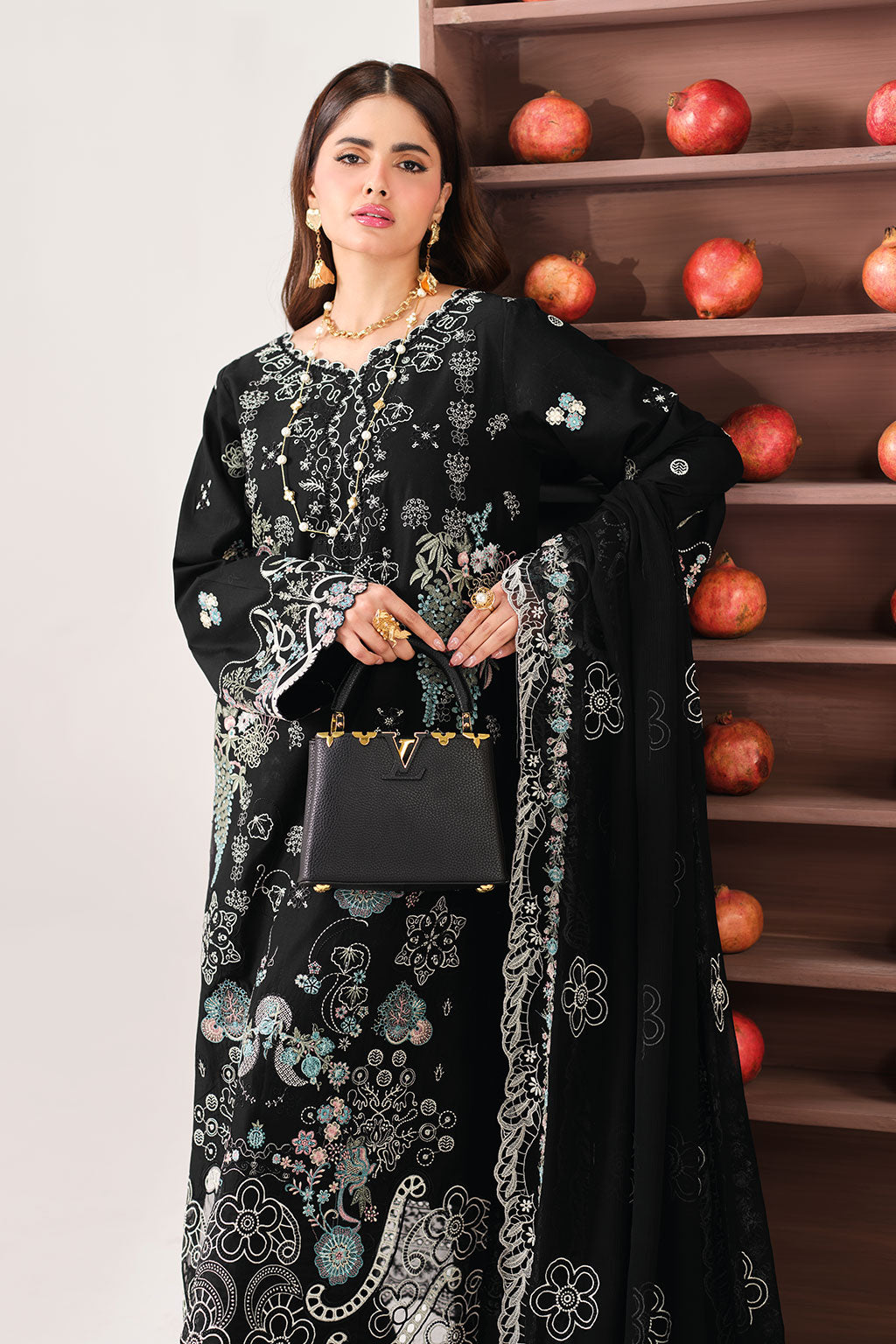 Ramsha | Riwayat Lawn Collection |Y-1502 - Luxury Dress - available at Maria Faisal in UK and USA.