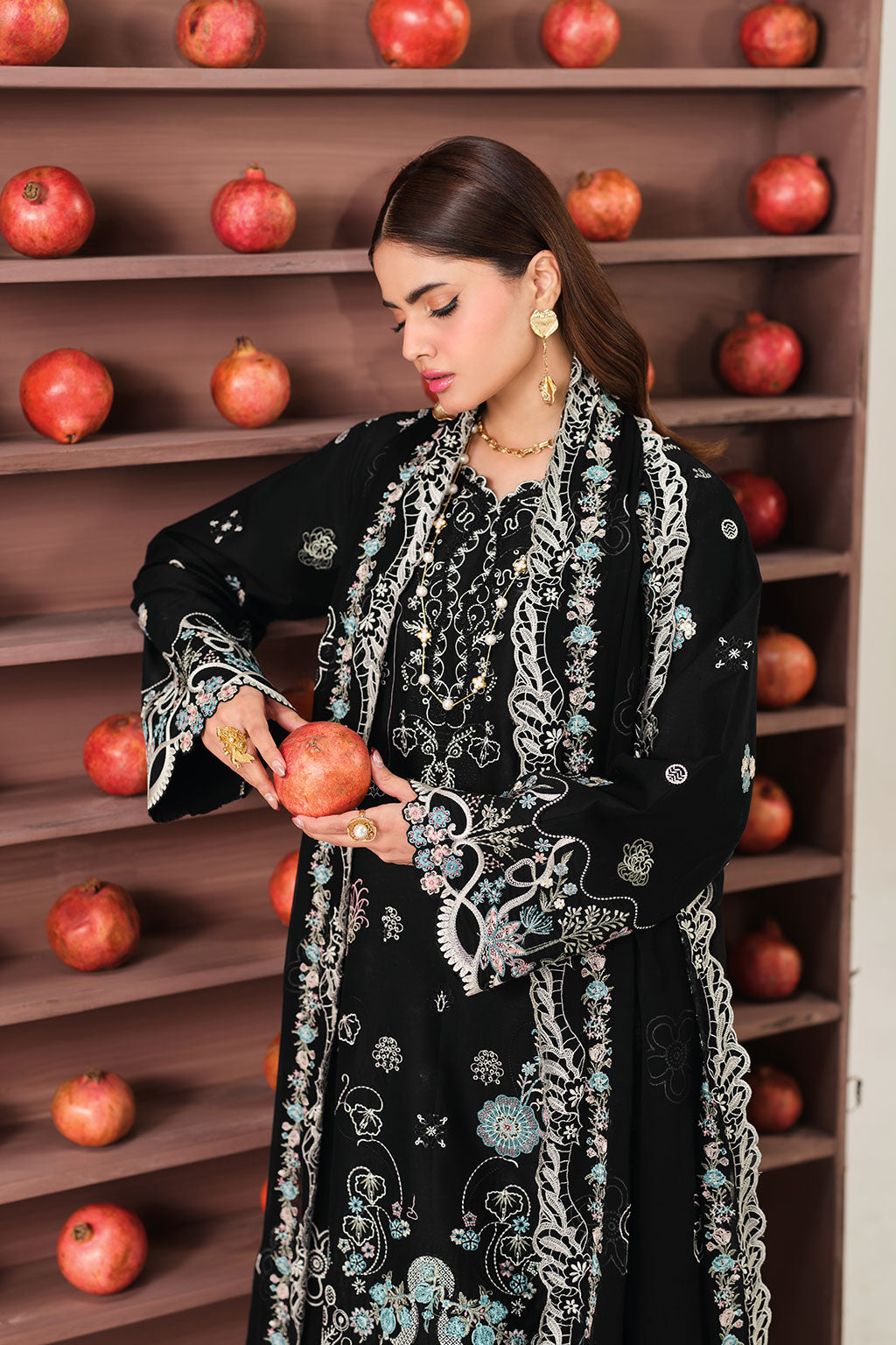Ramsha | Riwayat Lawn Collection |Y-1502 - Luxury Dress - available at Maria Faisal in UK and USA.