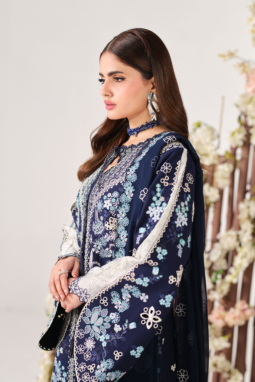 Ramsha | Riwayat Lawn Collection | Y-1507 - Luxury Dress - available at Maria Faisal in UK and USA.