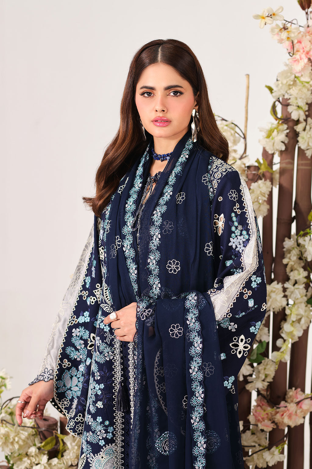 Ramsha | Riwayat Lawn Collection | Y-1507 - Luxury Dress - available at Maria Faisal in UK and USA.