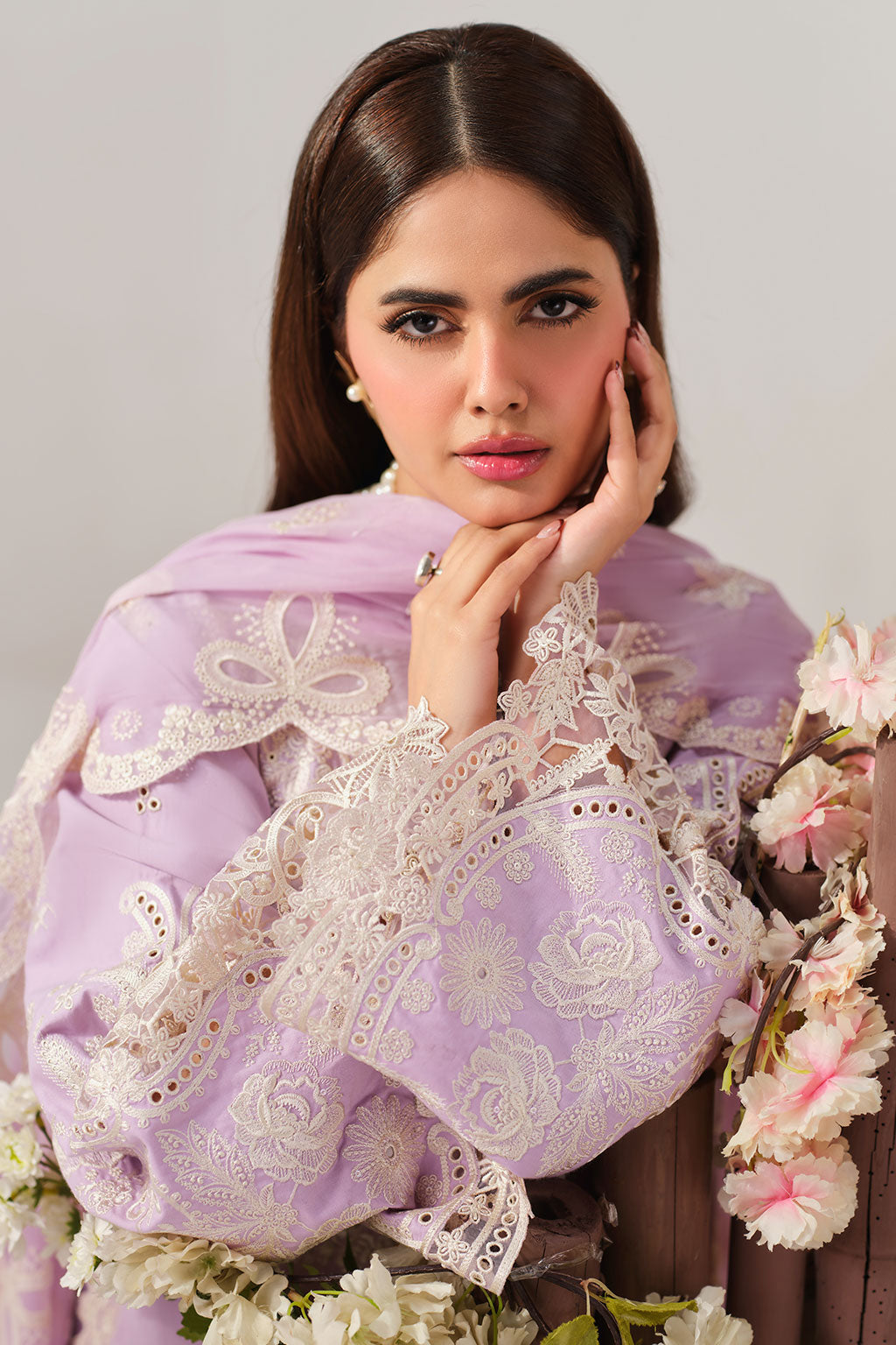 Ramsha | Riwayat Lawn Collection | Y-1503 - Luxury Dress - available at Maria Faisal in UK and USA.